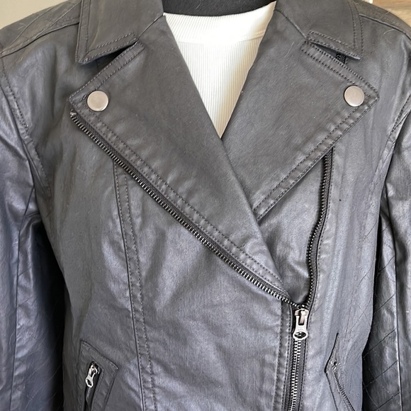 Black Loft biker type jacket. Like new condition. - Picture 2 of 14
